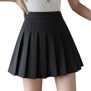 TONCHENGSD Women's High Waist Pleated Mini Skirt Skater Tennis Skirt  size  xxs
